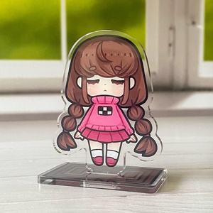 Support en acrylique OEM ODM Yume Nikki Chibi, impression double face, 3 pièces - Product Image 2