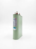 Condensateur de puissance monophasé immergé dans l'huile 50Hz 50kvar avec isolation 450V classe H pour fours à induction et chauffages
