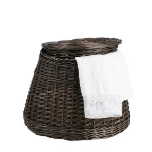 Manufacturer Custom-sized Rectangle Willow <b>Wicker</b> Laundry <b>Storage</b> <b>Basket</b> Waterproof with Customer Logo - Product Image 1
