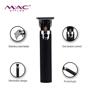 Tondeuse à cheveux sans fil professionnelle MAC, lame en T sans surplonge, 6500 tr/min, <span class=keywords><strong>rechargeable</strong></span>, tondeuse à barbe, tondeuse à cheveux pour hommes, usage domestique, longue autonomie - Product Image 1