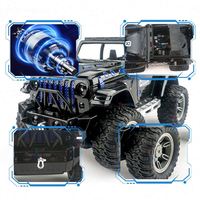 Voiture RC électrique 4x4 haute vitesse 2,4 GHz, étanche, escalade murale, télécommande 10 canaux, câble USB, 100 km/h, prête à l'emploi pour enfants