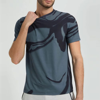 Nouveau T-shirt Homme 300G en Coton Pur, Col Ras du Cou, Coupe Ample et Oversize, Style Hip Hop, Manches Courtes et Larges