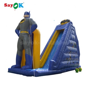 Tobogan gonflable pour enfants, équipement d'extérieur et commercial, comprend une combinaison gonflable, une araignée et un château à rebond - Product Image 3