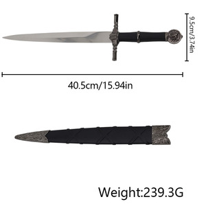 <span class=keywords><strong>Geralt</strong></span>'<span class=keywords><strong>ın</strong></span> hançer Metal modeli bilenmemiş oyuncak kılıç fantezi silah kılıç roleplay ve toplama için - Product Image 5
