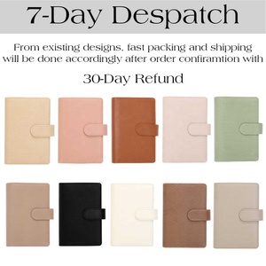 Хонгбо, бестселлер, подарок для рождественских праздников/офиса/школы, <span class=keywords><strong>6</strong></span> серебряных колец, кожаная папка для ящерицы с летающим листом - Product Image 3