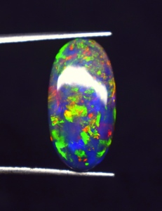 Opale naturelle du Rajasthan de haute qualité, cabochon multi-feu, pierre précieuse non montée, 19,9*10,4*6 mm, 5,4 carats - Product Image 3