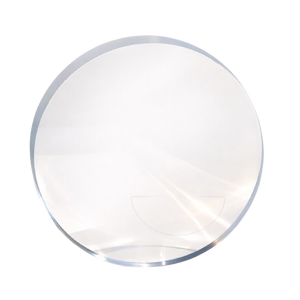 เลนส์แว่นตาแบบกึ่งสำเร็จรูป SF Round Solid Bifocal Flattop MR-7 1.67 ใส UV400 พลาสติกเคลือบแข็ง HC สำหรับแว่นตา - Product Image 2