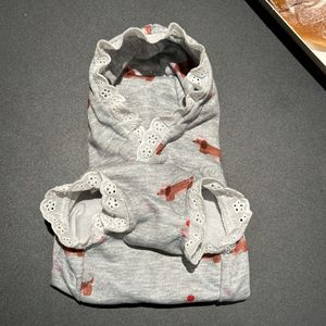 Hot Selling Cute Heart Pet Comfortable <b>Clothes</b> Pet Dog Lace Hoodie <b>Cat</b> Solid Coat - Product Image 6