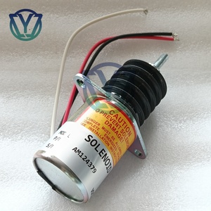 Électrovanne d'arrêt de carburant 12V AM124379, remplace AM124377 pour tondeuse frontale John Deere 415 455 F915 F925 F935 - Product Image 5