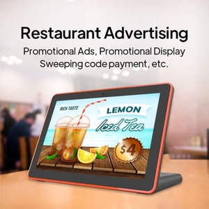 New L hình dạng 10.1 "chống trộm thiết kế rk3566 tùy chọn PoE cảm ứng hiển thị Máy tính để bàn Android <span class=keywords><strong>Tablet</strong></span> với đèn LED kinh doanh sử dụng - Product Image 4