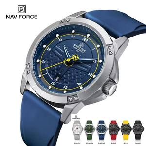 นาฬิกา NAVIFORCE รุ่นใหม่ 8031 สำหรับผู้ชาย สายซิลิโคน แฟชั่น กันน้ำ เรืองแสง นาฬิกาควอตซ์ พร้อมวันที่ นาฬิกาข้อมือผู้ชาย ปี 2026 - Product Image 4