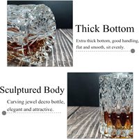 Bouteille à liqueur en verre en gros, 150 ml, bouteille magnifique pour la préparation de cocktails et l'exposition avec bouchon en liège supérieur
