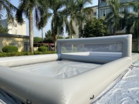 52FT terrain de volley-ball gonflable en plein air grand volley-ball de plage sports jeux pour adultes et enfants