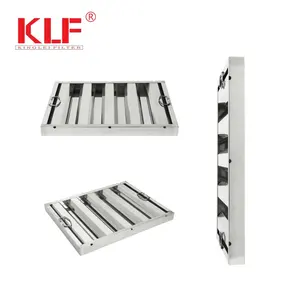 Commercial Household Kitchen Range Hood Stainless Steel Baffle Type Grease Filter