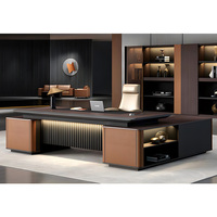 Poste de travail de bureau en forme de L bureau de direction moderne pour la conception de table de chambre et ensemble de chaises