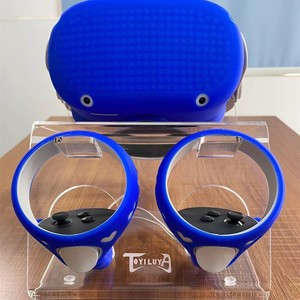 แท่นวางอะคริลิคใสสำหรับแว่น VR Quest 2 <span class=keywords><strong>3</strong></span> พร้อมที่เก็บคอนโทรลเลอร์ - Product Image 3