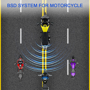 <strong>Motorcycle</strong> Blind Spot <strong>Radar</strong> Detection BSD System Auxiliary Millimeter Wave Sensor Lane Change Warning Safety Video Recorder - Product Image 6