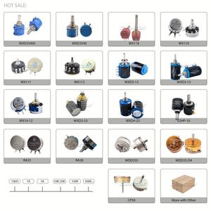 <span class=keywords><strong>New</strong></span> wdd35d4c1-90 độ 1K 2K 5K 10K chính xác dẫn điện nhựa ROTARY Potentiometer biến duy nhất biến điện trở - Product Image 4