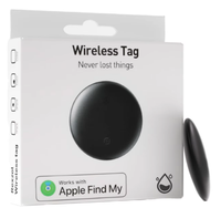 Nouveau Traceur Balise Intelligente Certifiée MFi « Find My » Mini Localisateur de Clés pour Vélo en Plastique
