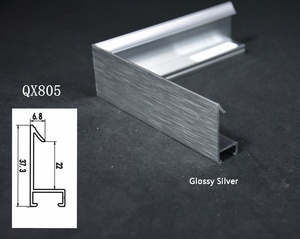 Silver 1.5 Inch Depth Aluminum Metal <strong>Frame</strong> for Picture Black <strong>Gold</strong> Matte Rose Glossy Craft <strong>Photo</strong> <strong>Frame</strong> Wall Art Oil Painting - Product Image 3