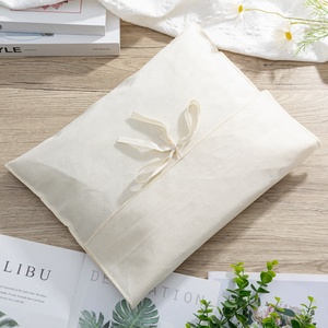 Pochette en mousseline de haute qualité Style enveloppe <span class=keywords><strong>sac</strong></span> à poussière recyclable coton tissu tissu emballage pochette cadeau <span class=keywords><strong>sac</strong></span> avec Logo - Product Image 4