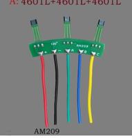 Sensor Hall Motor Kendaraan Listrik Dengan Kabel Papan AH91 Y3141 41F Bagian Motor Sensor Hall 4601L Elemen Sensor Hall Sepeda Listrik 46.5mm