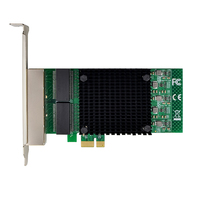 Controlador de red Gigabit PCIE X1 JL82571GB, Quad-RJ45, Gigabits, servidor NIC, compatible con IPv 4, IPv 6 protocolos