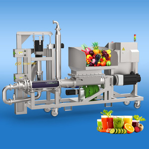 Mesin Jus Buah Dingin Otomatis Penuh untuk Industri & Komersial, untuk Menggiling dan Memeras Apel Segar - Product Image 1