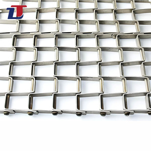 Bande transporteuse en nid d'abeille en acier inoxydable de qualité alimentaire supérieure, résistante aux hautes températures, facile à entretenir, utilisée dans l'industrie du transport alimentaire - Product Image 5