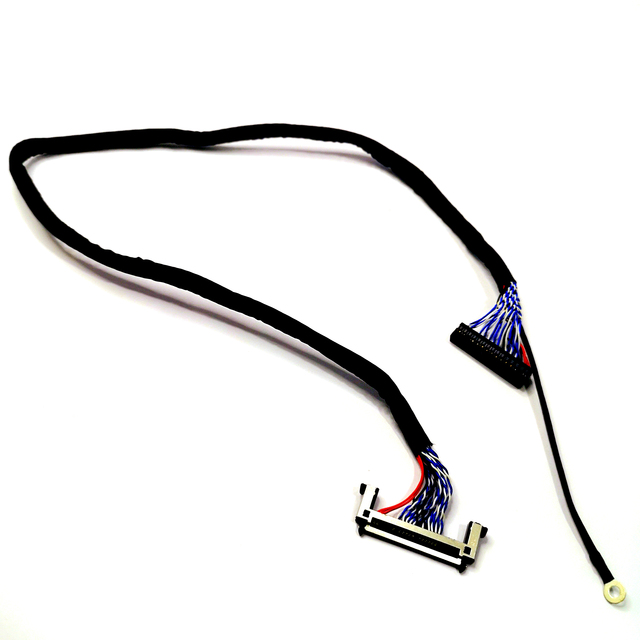 Oem Lvds Cable 20 30 60 50 51 Pins for Lcd Panel sony samsung Lvds Cable Flex 40 Pin Lvds Cable