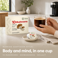 Café aux champignons avec Ashwagandha, certifié Halal et GMP, 12 sachets, Reishi, Cordyceps, végétalien