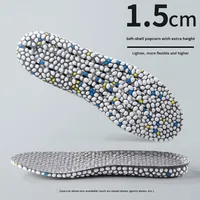 Semelles intérieures unisexes en TPU, hauteur accrue de 3,5 cm, antibactériennes, désodorisantes, confortables, respirantes, absorption des chocs, marque SJ, personnalisables