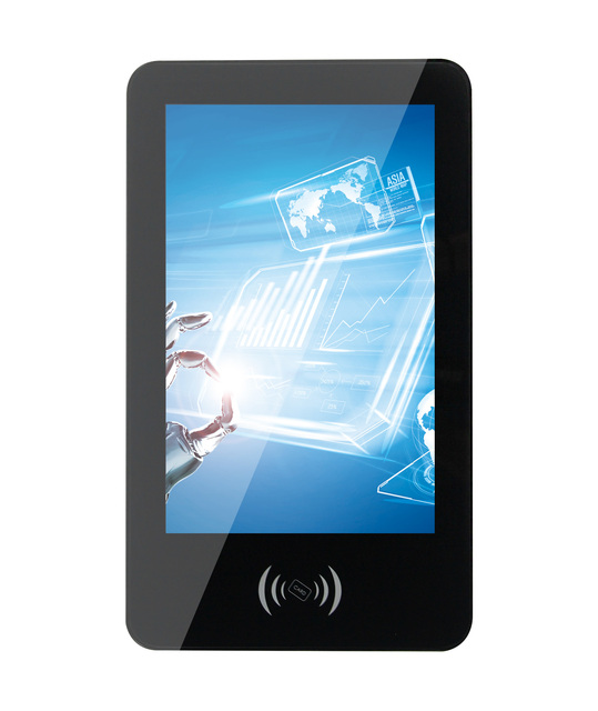 ITD 10.1 Inch Ultra-slim Industrial Aio PC PCAP Touch Flat Panel Touch Android 9 Panel PC with NFC Reader RFID Integrated
