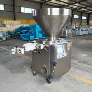 Machine industrielle de remplissage de saucisses sous vide, remplisseuse automatique de saucisses, chorizo et jambon pour usine de saucisses, équipement de transformation de la viande - Product Image 2