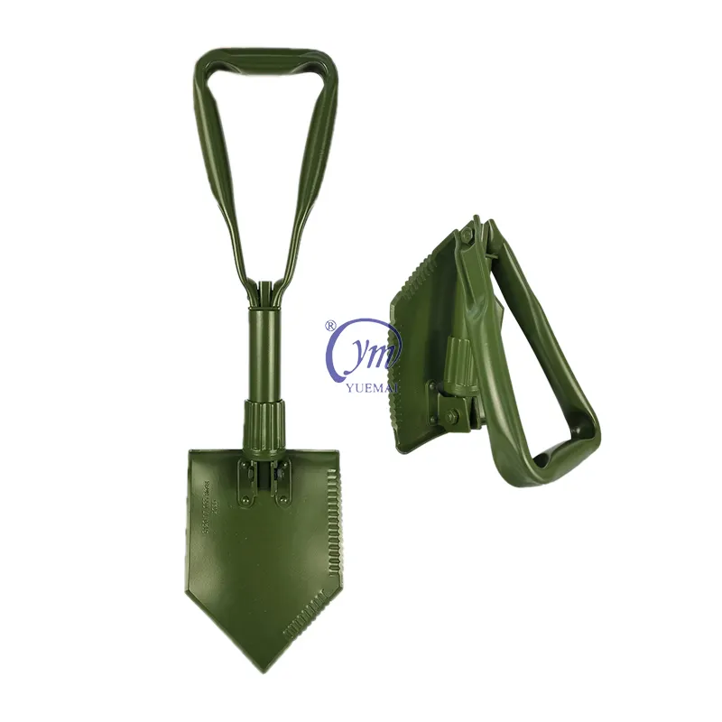 Outdoor survival camping can store multi-functional folding shovel