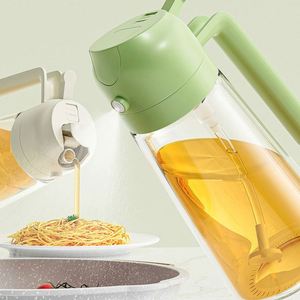 Multifunctional 2-in-1 Eco-Friendly Food Grade Kitchen Glass Spray Bottle <b>BBQ</b> Olive Oil Sprayer for Cooking - Product Image 3