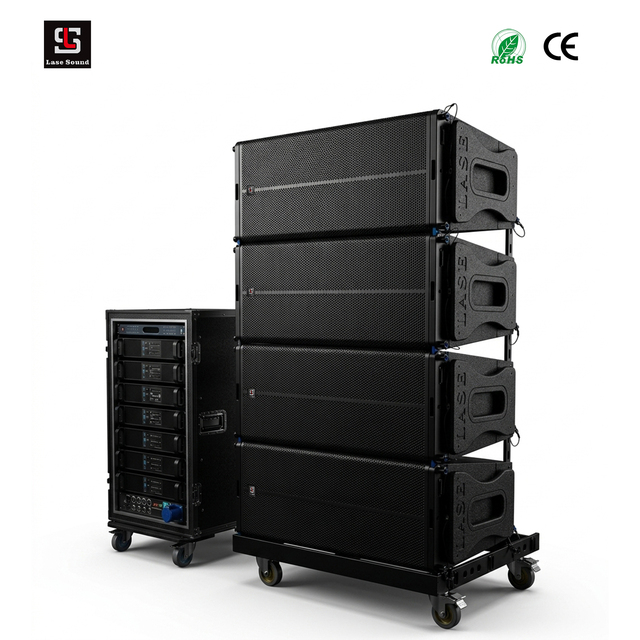 LA-6AD Professional Sound Powered Line Array System with German DSP FIR Outdoor Speaker
