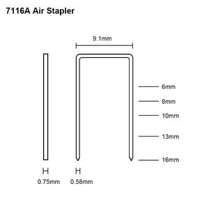 Clavadora Neumática Ligera WISDOM 7116A, Pistola de Clavos Neumática de 6-16 mm, para Bricolaje, Decoración del Hogar, Aleación de Aluminio - Product Image 6