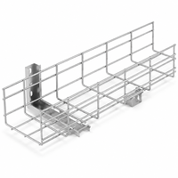 Plateau porte-câbles LINSHENG type échelle 100x50x1.0mm pré-galvanisé pour conduite électrique résidentielle d'appartement
