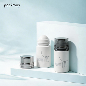 Custom Straight Round 90ml PP Roll-On <b>Bottle</b>-Refillable for Lubricant Lotion, Essential <b>Oil</b>-Cosmetic Packaging - Product Image 3