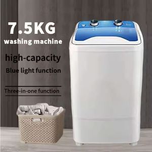 7.5kg Underwear Socks Fully-automatic Electric Foldable Tub Laundry <b>Washer</b> Portable Mini Folding Washing Machine Spin Dry 8L - Product Image 2