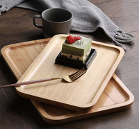 Plateau de service en mélamine de grande taille, personnalisable et de qualité supérieure, avec poignées ergonomiques pour la restauration et la vente en gros