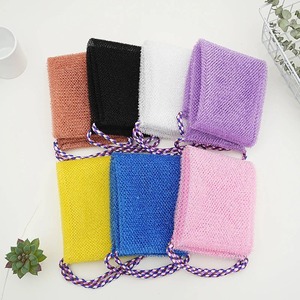 Toalla de baño africana de malla, exfoliante de doble cara para la espalda, toalla de baño larga de malla, limpia suavemente y en profundidad el cuerpo - Product Image 2