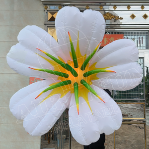 ดอกไม้ประดับงา<span class=keywords><strong>น</strong></span>แต่งงา<span class=keywords><strong>น</strong></span>แบบเป่าลมสั่งทำได้ ขายดี พร้อมไฟสำหรับงานอีเว้นท์ ดอกบัวเป่าลม - Product Image 4