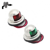 Feux latéraux à LED 12V, feux latéraux rouges et verts pour bateaux