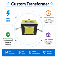 Transformateur de contrôle abaisseur de tension basse fréquence EI76 laminé, 50/60Hz, fil de cuivre pur, transformateur de puissance personnalisé