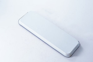 MERVEILLEUX gros haute température grande capacité <span class=keywords><strong>blanc</strong></span> rectangulaire en <span class=keywords><strong>acier</strong></span> au carbone émail camping plateau plats assiettes - Product Image 6