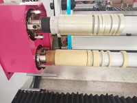 Zwei Klingen schneiden Doppel wellen Papiers chneide maschine Masking Tape Slitting Machine