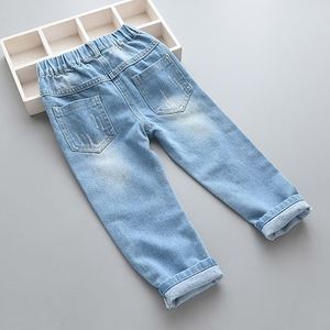 Jeans de Marca Famosa para Niños, Jeans Lisos al por Mayor, Jeans para Bebés y Niñas de Fabricante Chino - Product Image 4