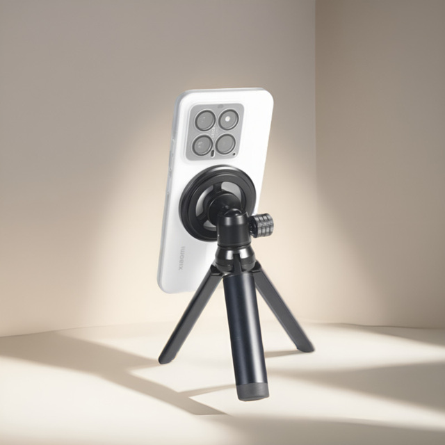 SORRISO Mini Tripod Ball Head Magnetic Phone Holder Set Strong Magnetic Mount Portable for iPhone All Phone